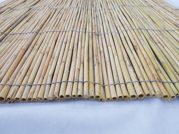 Bambu Cit 1x4,5= 4,5 m2 Kamış Çit Dekoratif Çit Rulo Bambu çit Hasır Çit - 4