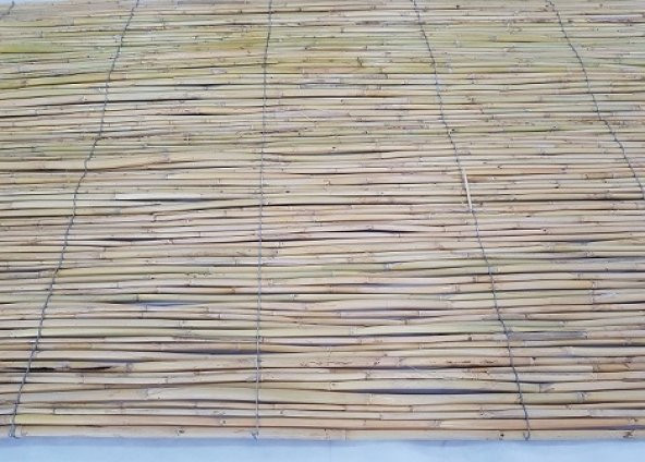 Bambu Cit 1,5x4,5= 6,75 m2 Kamış Çit Dekoratif Çit Rulo Bambu çit Hasır Çit