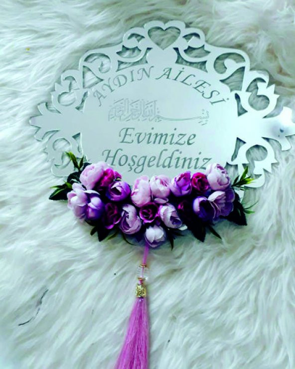 DEKORATİF AYNALI PLEKSİ KAPI SÜSÜ ( LAZER KESİM & KAZIMA)