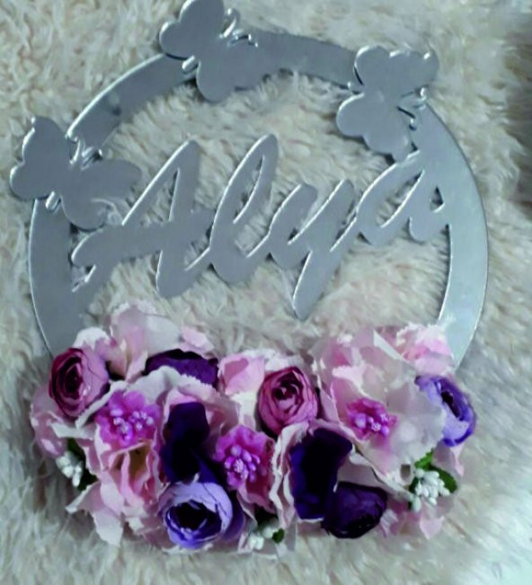 DEKORATİF AYNALI PLEKSİ ÇOCUK ODASI KAPISÜSÜ ( LAZER KESİM & KAZIMA )