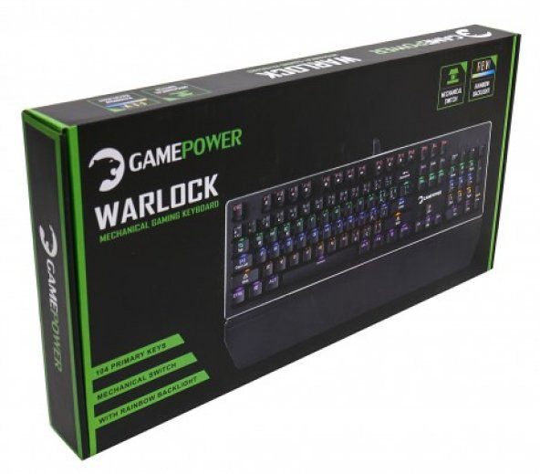GAMEPOWER WARLOCK MAVI SWITCH MEKANIK KLAVYE - 5