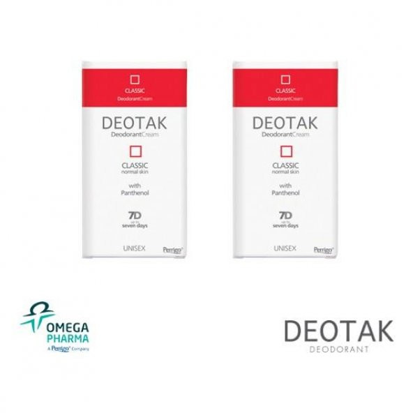 DEOTAK Krem Deodorant Classic x 2