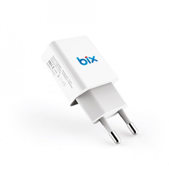 Bix Akıllı Şarj Adaptörü 2.4A Başlık BX-1U07