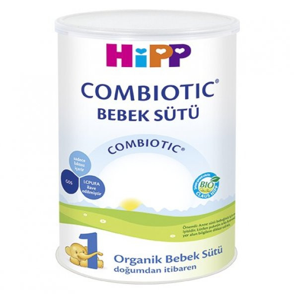 Hipp 1 Combiotic Organik Bebek Sütü 350 Gr SKT:10/2021