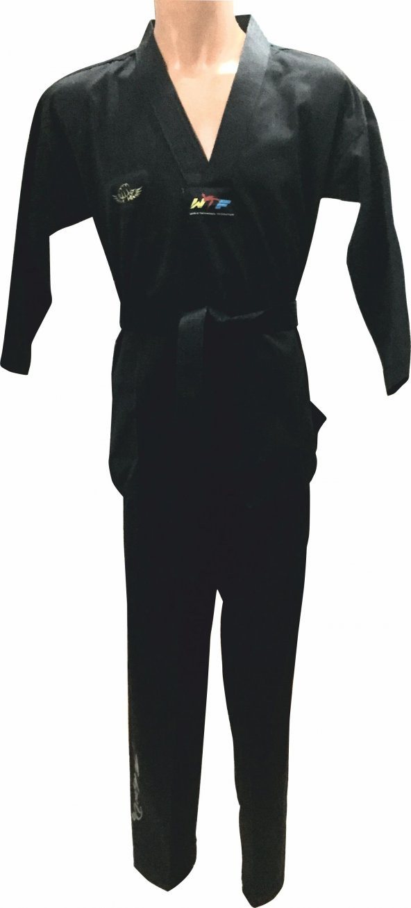 Siyah Taekwondo Elbisesi