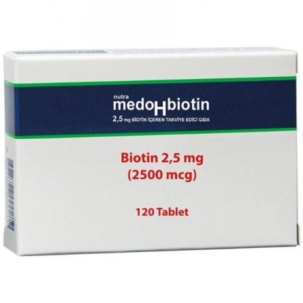 Dermoskin Medobiotin 2,5 mg 120 Tablet skt:10/2020