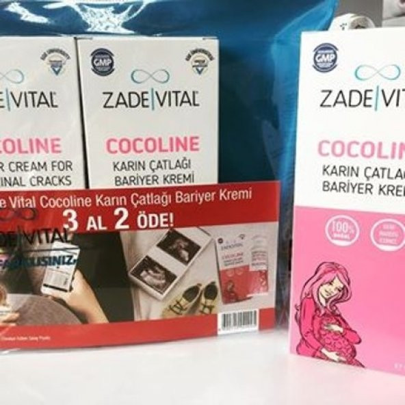 Zade Vital Cocoline Karın Çatlağı Bariyer Krem 90 ml 3 AL 2 ÖDE