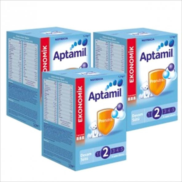 Aptamil 2 Devam Sütü 1200 gr 3lü Paket SKT.10/2019