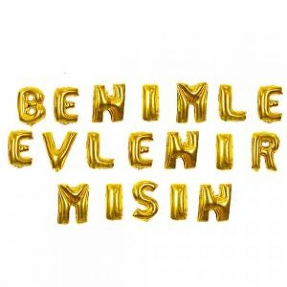 BENİMLE EVLENİRMİSİN FOLYO BALON 75 CM