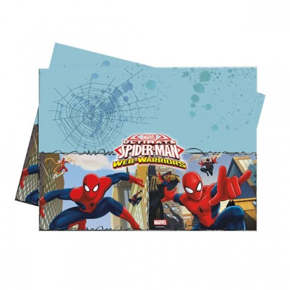 Spiderman Plastik Masa Örtüsü