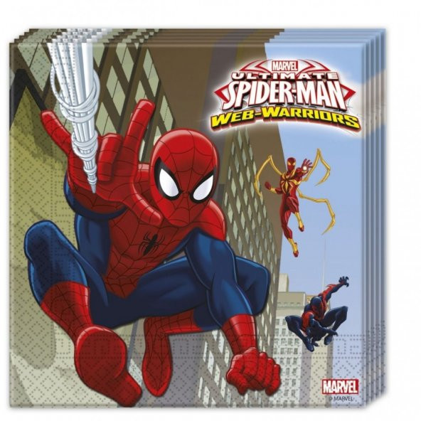 Spiderman Kağıt Peçete 20 ADET