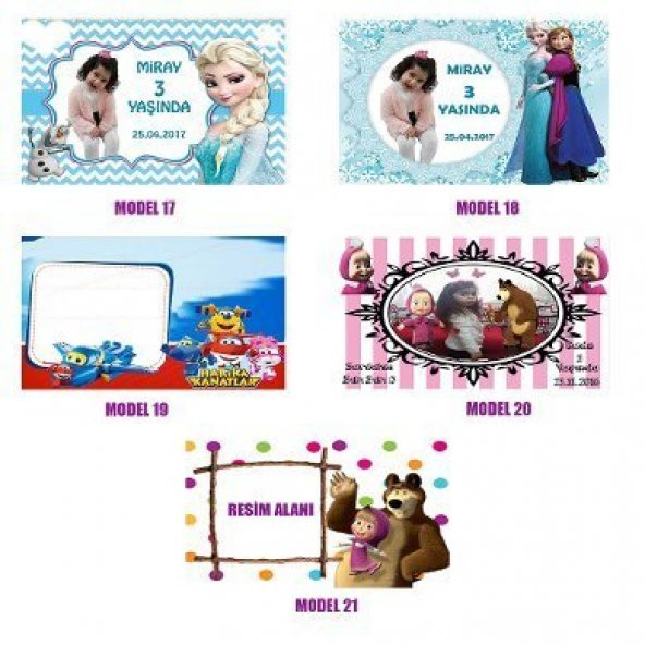 DOĞUM GÜNÜNE ÖZEL TASARIM MAGNET - 5