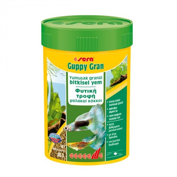 Sera Guppy Gran Lepistes Yemi 100 ML