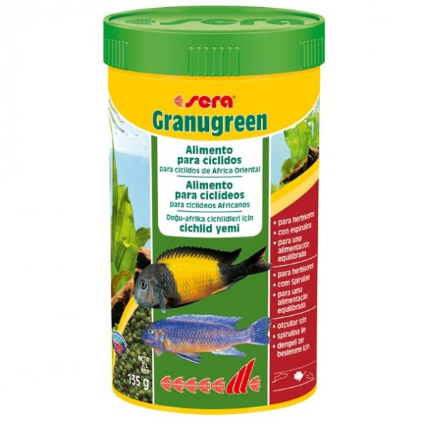 Sera Granu Green 250 ML 135 Gram Balık Yemi