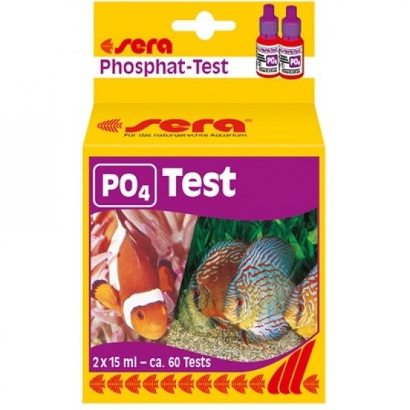 Sera PO4 Test Fosfat Testi 60 Ölçüm 15 ML