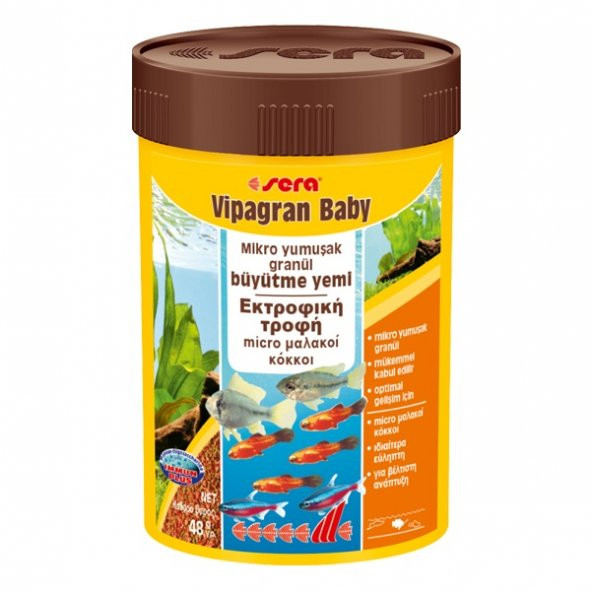 Sera Vipagran Baby Yavru Büyütme Yemi 100 ML