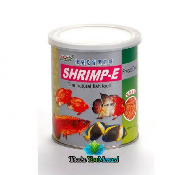 Aim Shrimp-E Kurutulmuş Karides Balık Yemi 75Gr