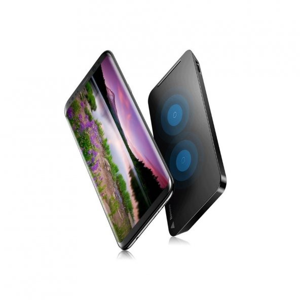 Baseus Samsung Galaxy S8 Plus HIZLI  Kablosuz Şarj Cihazı Siyah