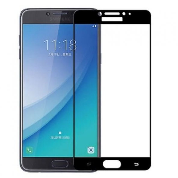 Samsung Galaxy C7 Pro TAM Kapatan Cam Siyah