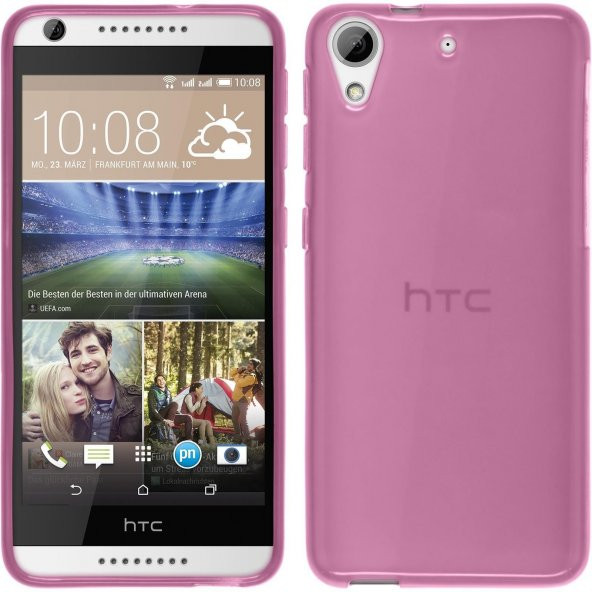 HTC Desire 626 Silikon Kılıf Pembe