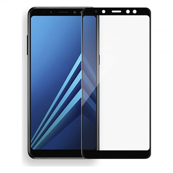 Samsung Galaxy A8 2018 Plus Tam Kapatan Cam Ekran Koruyucu