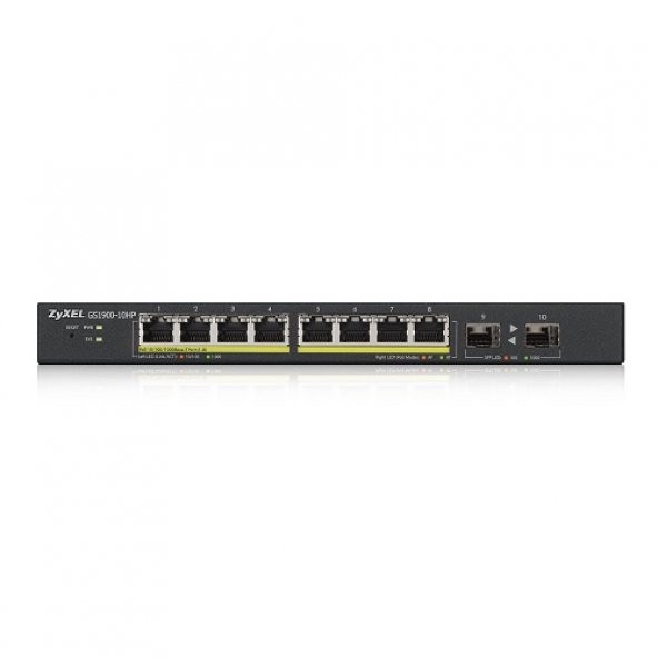 ZYXEL GS1900-10HP 8P 10/100/1000 YÖNETİLEBİLİR SWITCH POE - 1
