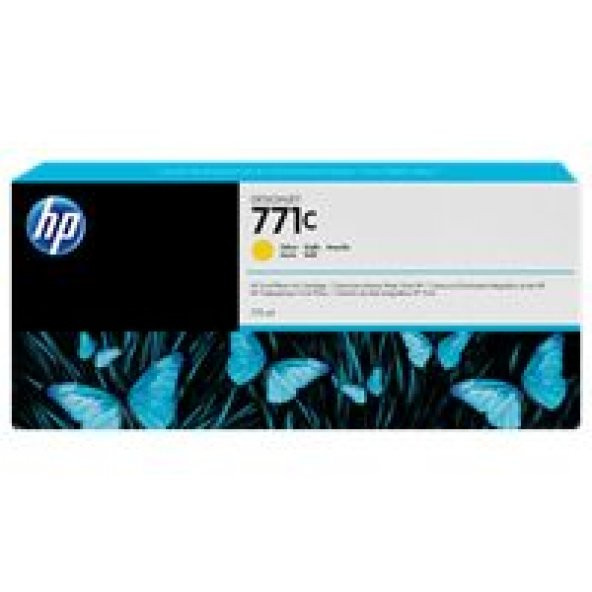 HP No 771 775ml Sarı Kartuş B6Y10A