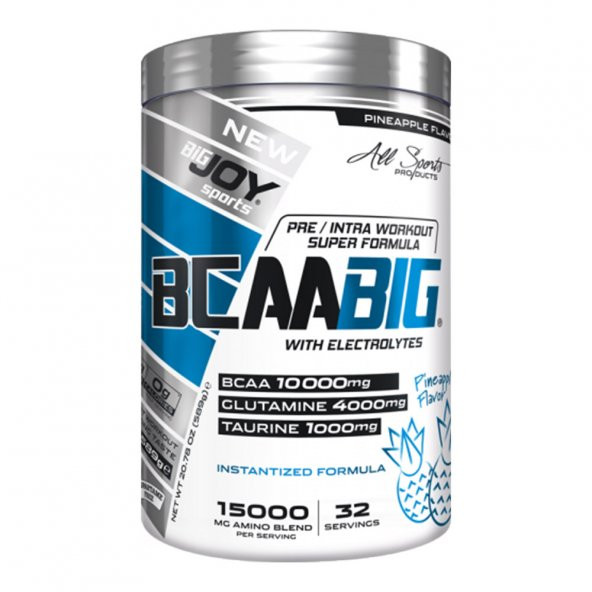 BigJoy BcaaBig 589g 32 Porsiyon Bcaa Taurin Glutamin Big joy Spor