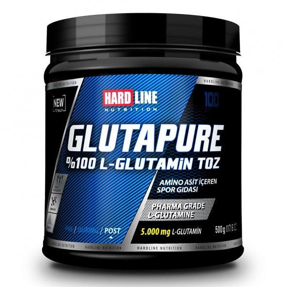 Hardline Glutapure 500 Gr 100 Servis L Glutamine Powder Glutamin