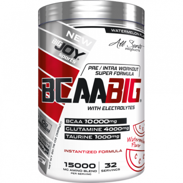 BigJoy BcaaBig 589 Gr 32 Servis 3 Aromalı Kompleks Bcaa Powder