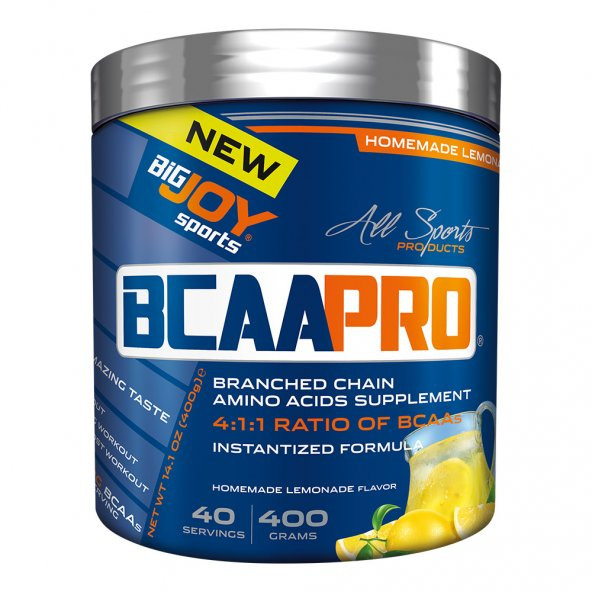 BigJoy Sports BCAA Pro 400 Gr 40 Servis Aromalı Big Joy Bcaa Pro Powder Bol Hediyeli - 3