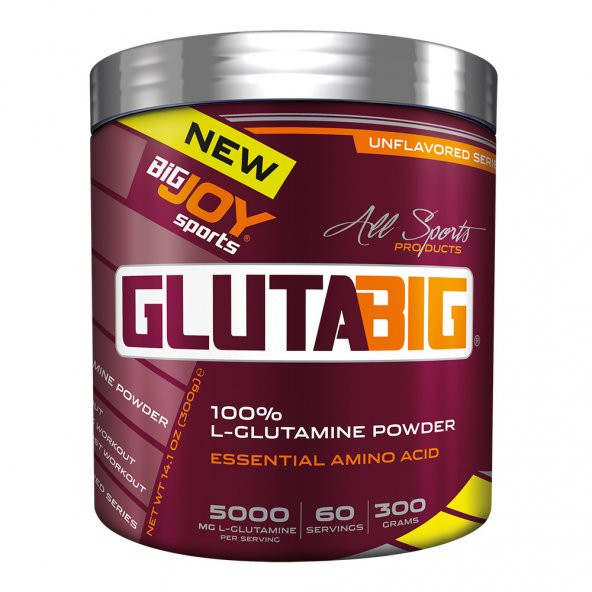 BigJoy Sports Glutabig Glutamin 300 Gr Aromasız Saf Gluta Big Glutamine Aminoasit