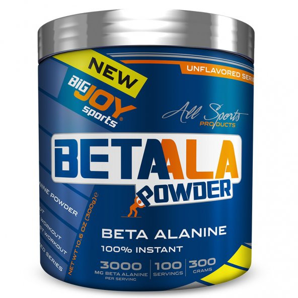 Big Joy Beta Alanine Powder 300 Gr Aromasız Toz Aminoasit Bigjoy