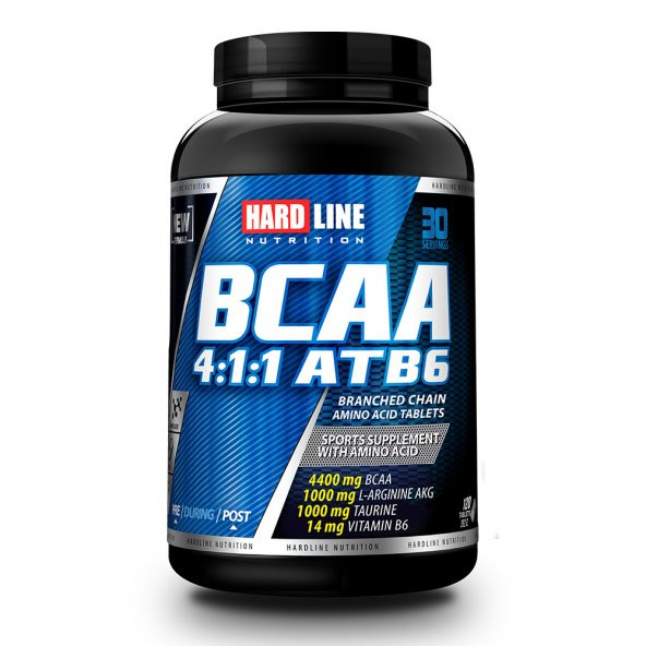 Hardline Nutrition BCAA 4:1:1 Atb6 120 Tablet Arjinin Aminoasit