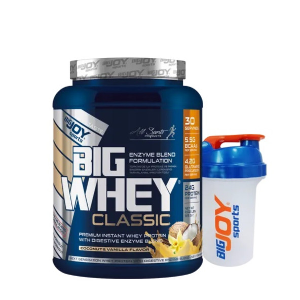 Whey Protein Big Whey Classic Protein Tozu 990g 30 Servis Aroma Seçenekli  Wıth Enzım Blend