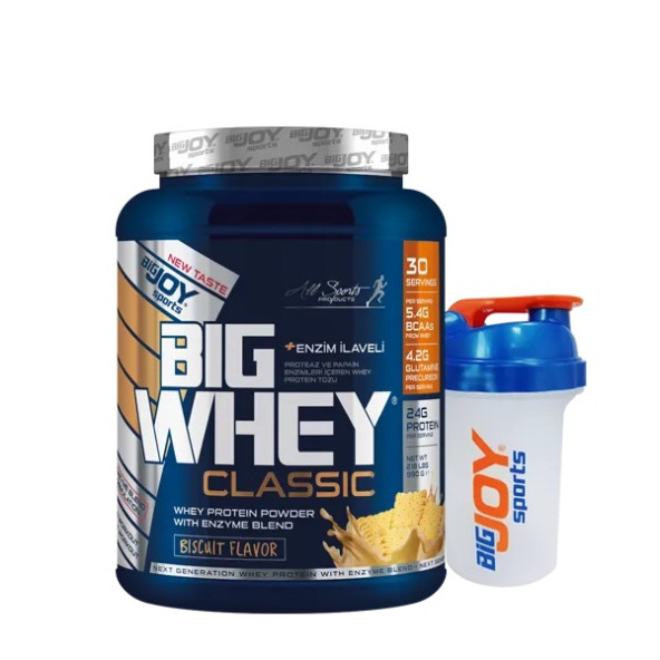 Whey Protein Big Whey Classic Protein Tozu 990g 30 Servis Aroma Seçenekli Wıth Enzım Blend - 3