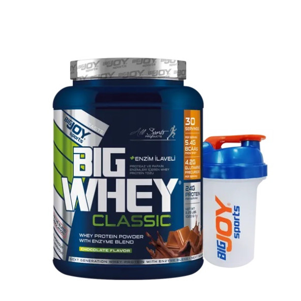 Whey Protein Big Whey Classic Protein Tozu 990g 30 Servis Aroma Seçenekli Wıth Enzım Blend - 2