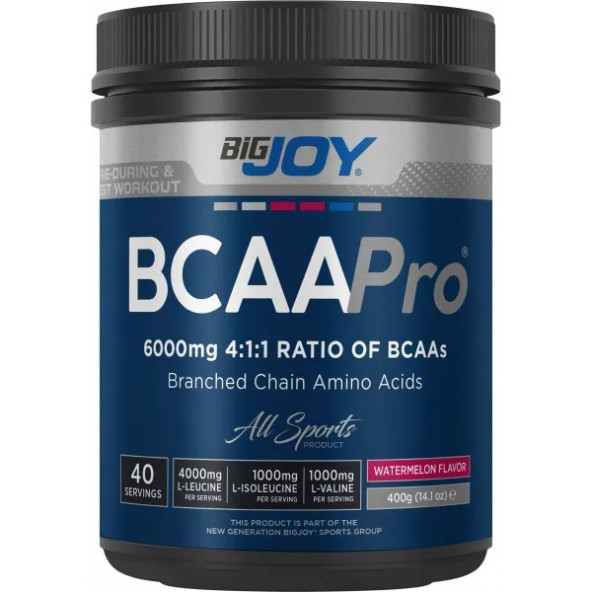 BigJoy Sports BcaaPro 400 Gram 3 Aromalı Big Joy Bcaa Pro Powder Aminoasit