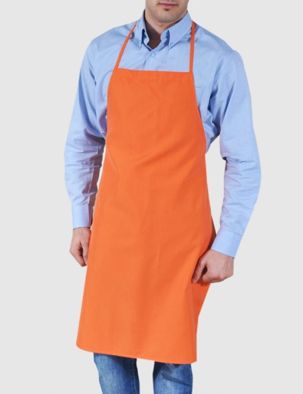 Ön Önlük Mutfak Garson Aşçı Komi İş Önlüğü Boyundan Askılı Unisex