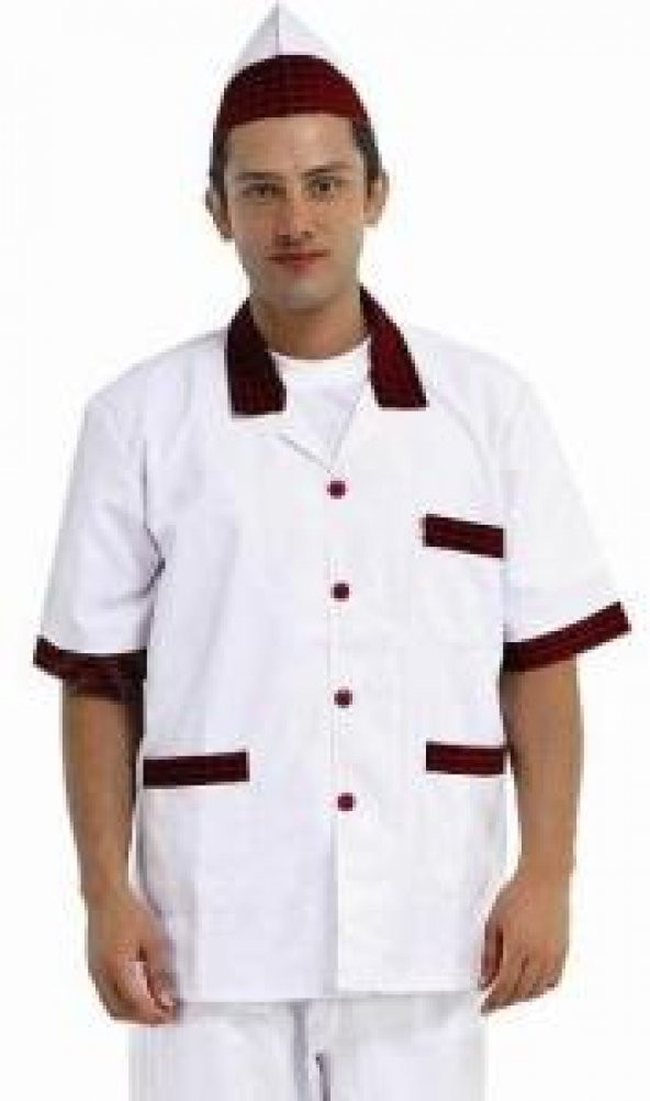 Apaş Yaka Ceket Komi Garson Aşçı Restorant Mutfak İş Elbiseleri