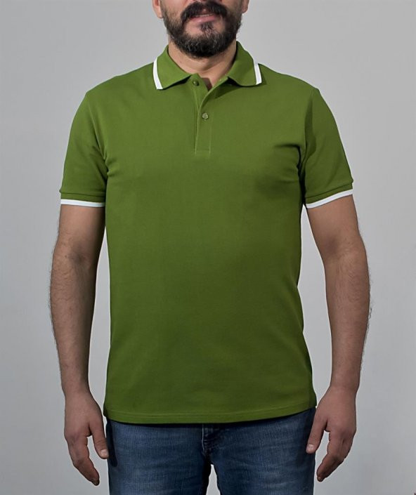 Erkek Polo yaka Lakost Tişört İş Elbiseleri T-shirt