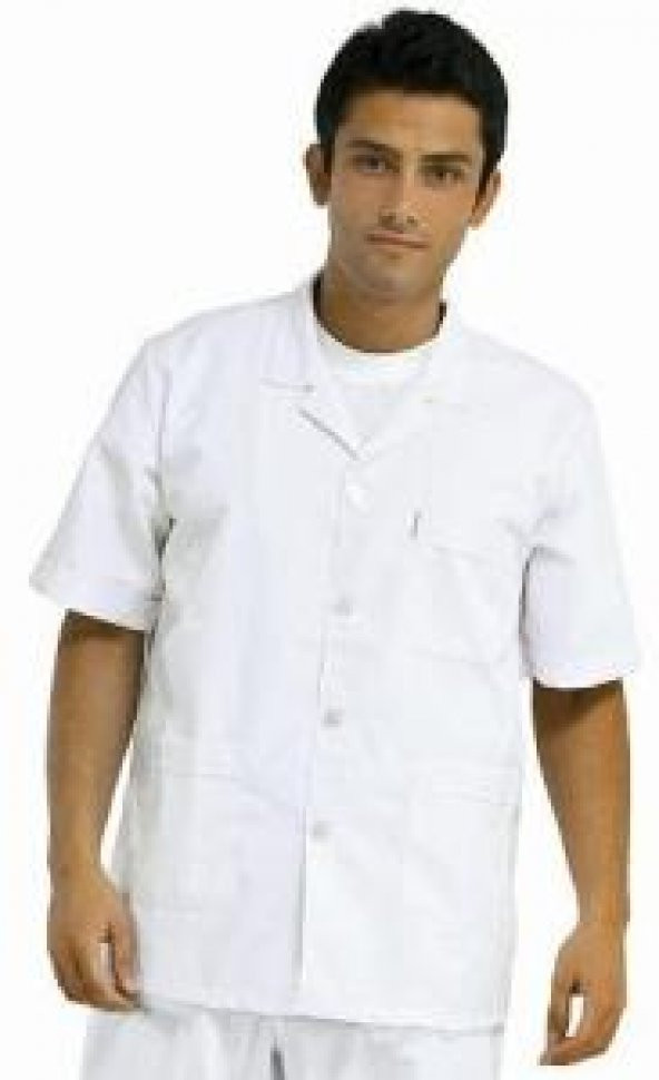 Komi Ceketi Aşçı Ceketi Restorant Garson İş Elbiseleri Beyaz