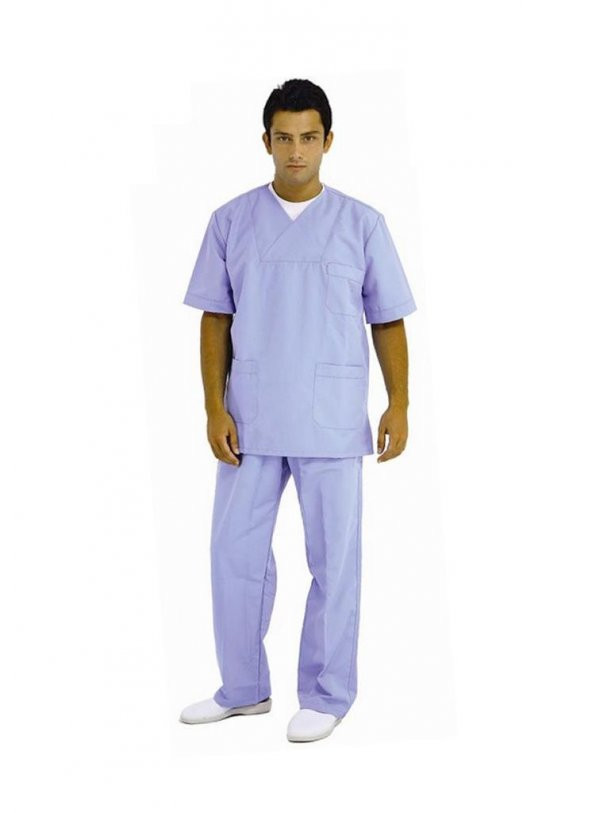 Hastane Takım Elbisesi - Açık Mavi -