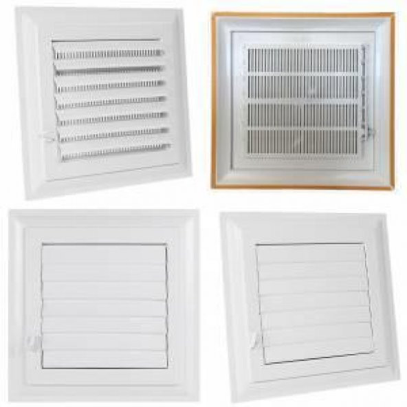 PLASTİK MENFEZ BANYO / WC HAVALANDIRMA MENFEZİ PANJUR 40X40 CM - 2