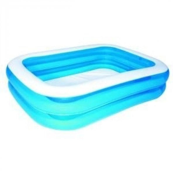 Bestway Büyük Dikdörtgen Aile Havuzu (201x150x51cm)-54005 - 4