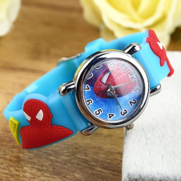 Marvel Örümcek Adam(Spiderman) Figürlü Çocuk Kol Saati - 5