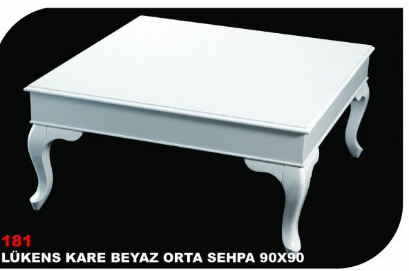 LÜKENS KARE BEYAZ ORTA SEHPA