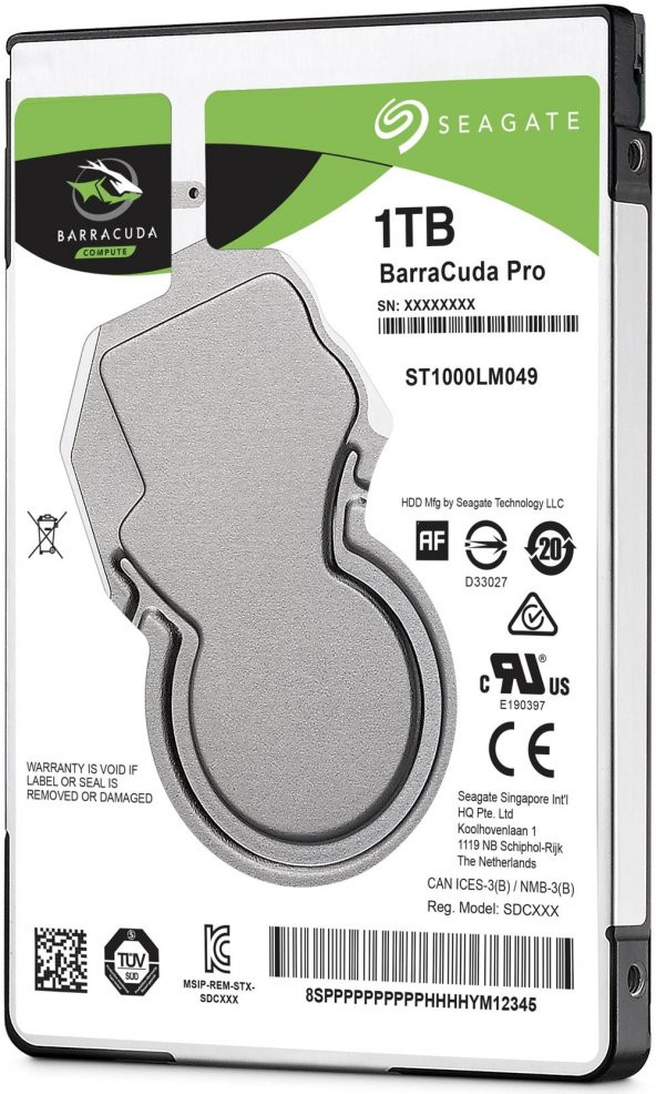 SEAGATE ST1000LM049 1TB 7200RPM SATA 128MB BARRACUDA HDD