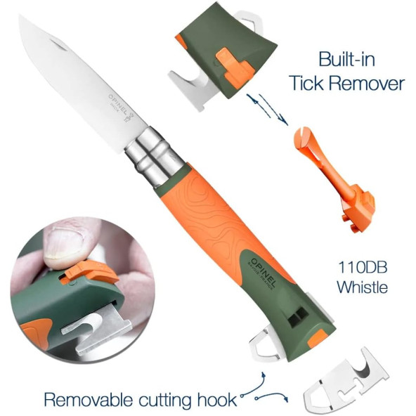 Opinel No 12 Kene Çıkarıcılı Katlanır Bıçak - 3