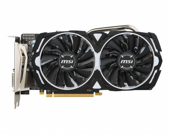 MSI RX 570 ARMOR 8G OC DDR5 256Bit HDMI 3xDP DVI - 3